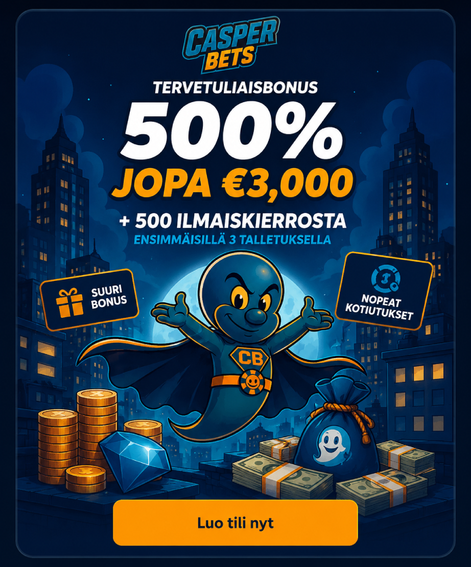 CasperBets Casino bonus